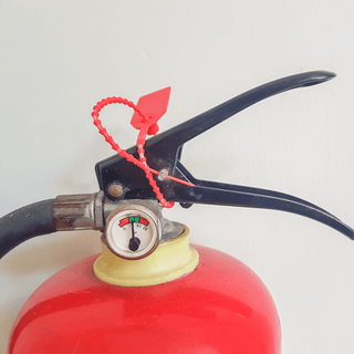 Tamper-Evident Seals on Fire Extinguisher in St Helens, UK