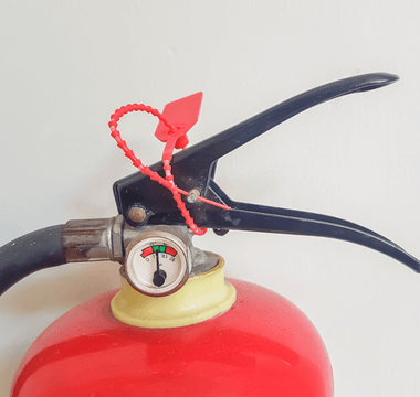 Tamper-Evident Seals on Fire Extinguisher in St Helens, UK