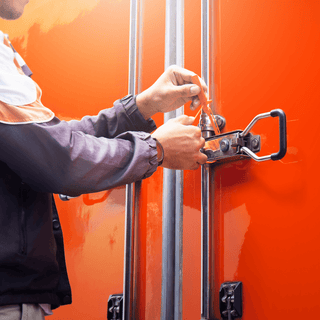 Cable seal on a truck